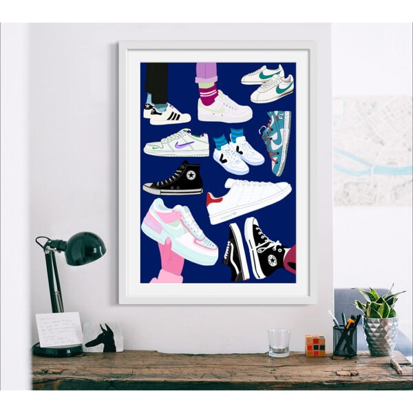 Sneaker Burst - Digital Prints