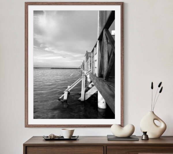 Tranquil Descent - Wall Framed Art Print