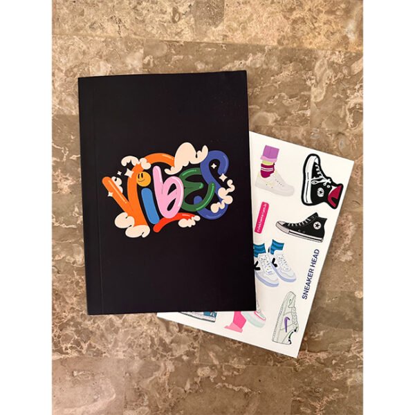 Vibes - SneakerHead- Notebook (A5, Soft Cover Book, 80 unruled pages) - Image 2