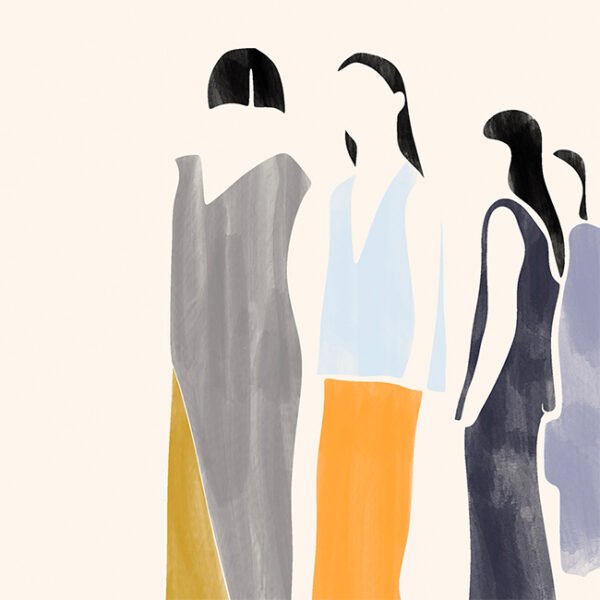 Chic Silhouettes - Set of 2 Digital Prints - Image 2