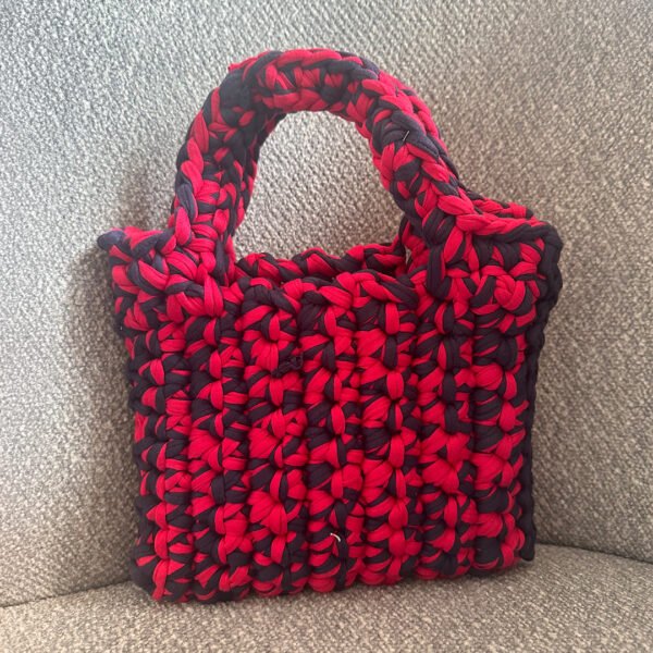 Ocean Eyes Dual-Tone Pink & Blue Tote Bag – Limited Edition Fashion - Image 2